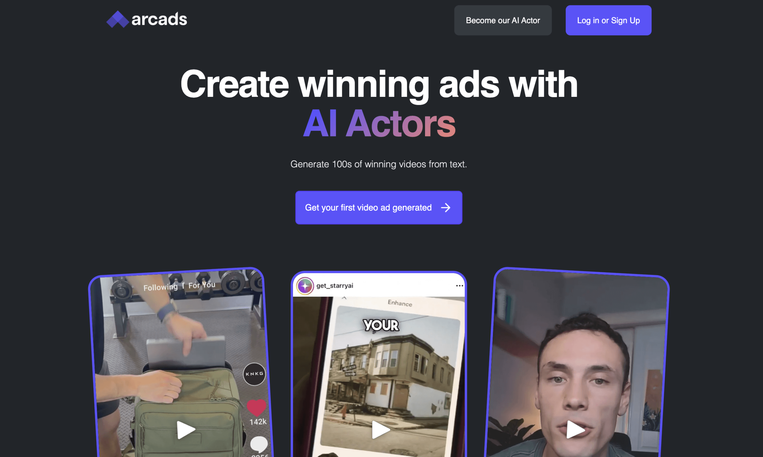 Arcads Revenue