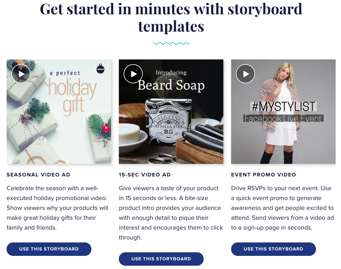 Animoto video templates
