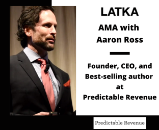 Introduce the Ask Me Anything with Aaron Ross from Predictable Revenue