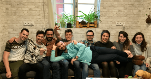 A group photo of the Kontentino team.