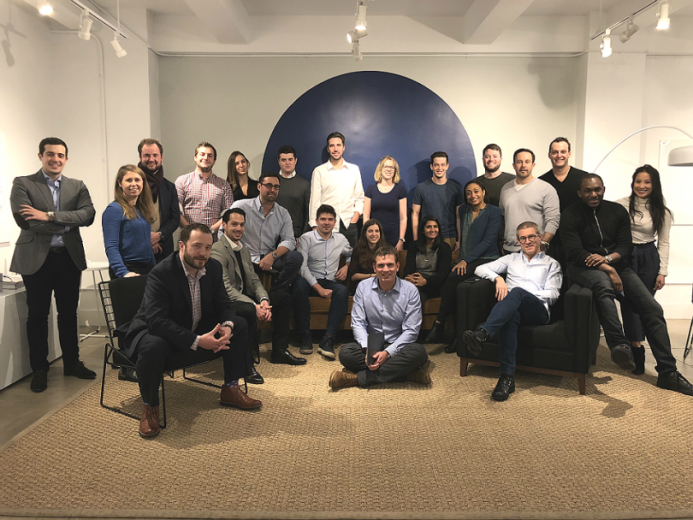 A photo of the SpotMe sales team