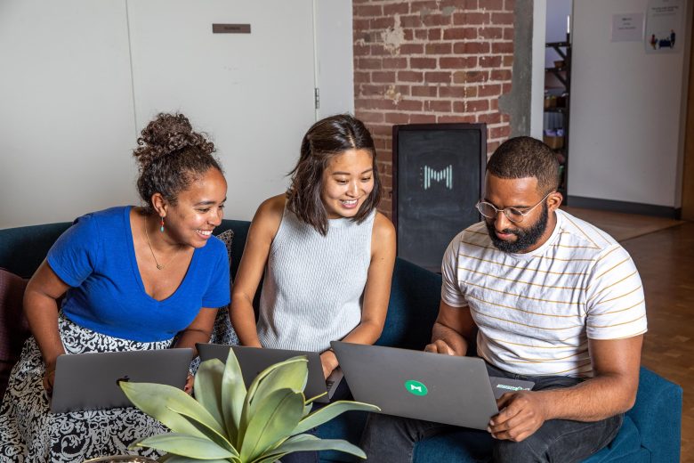 A group photo of the Mode Analytics team