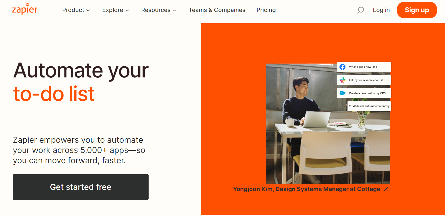 saas examples - zapier