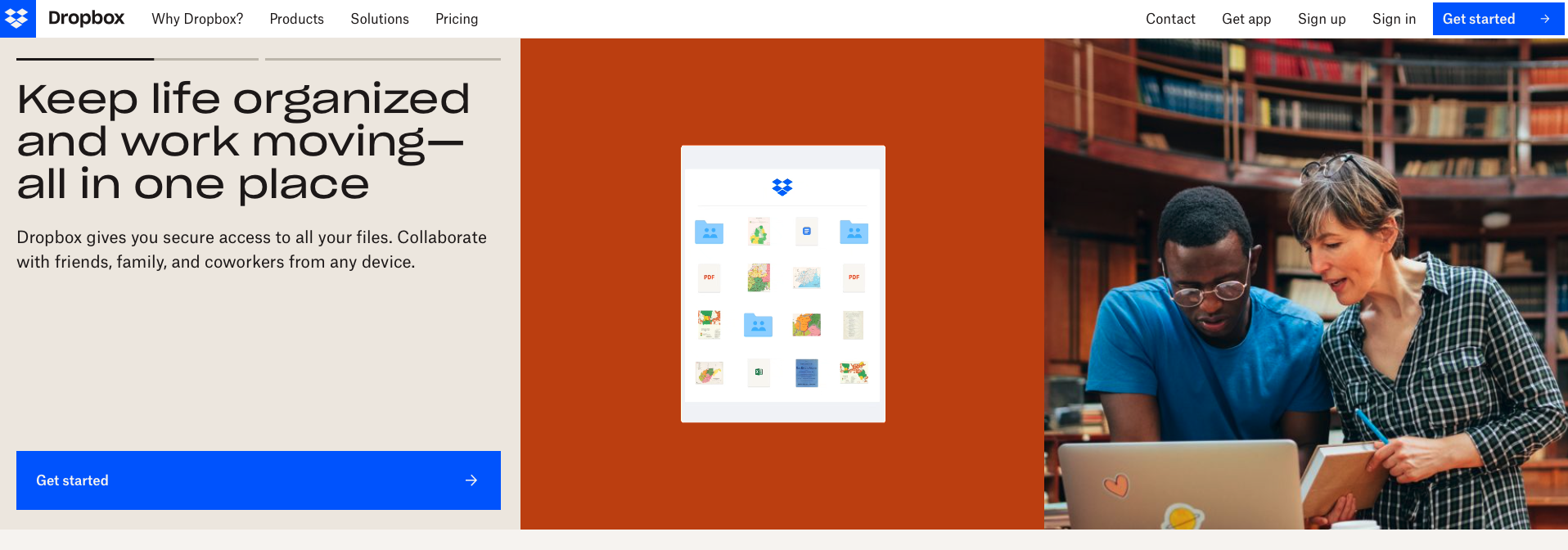 saas examples - dropbox