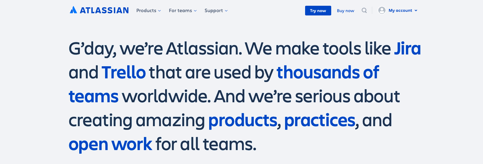 saas examples - atlassian
