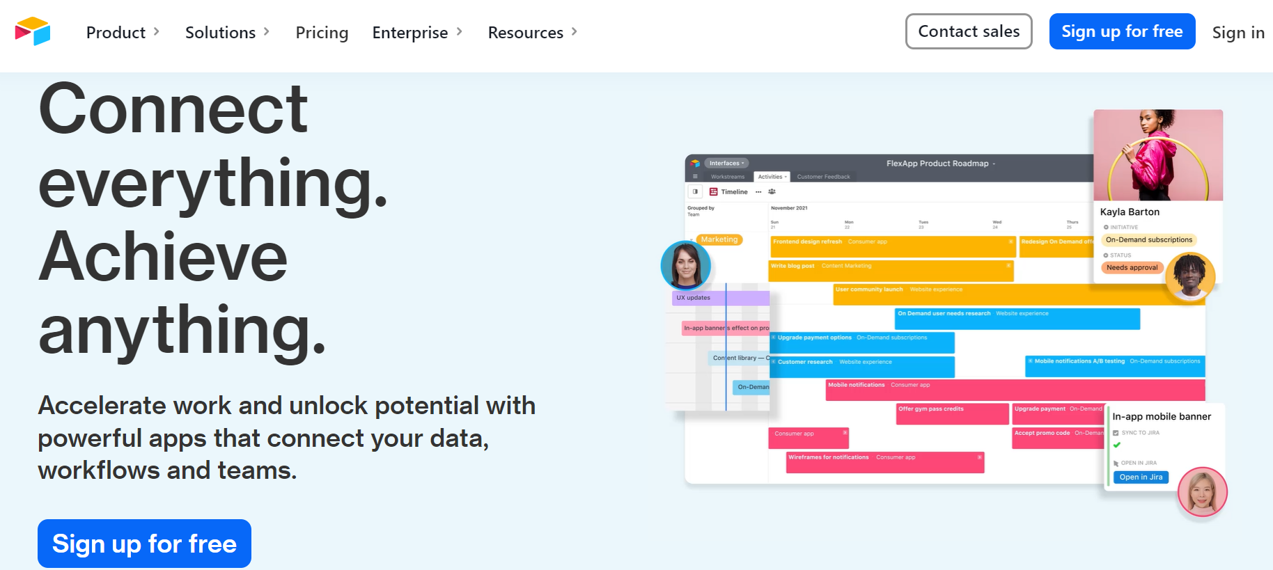 saas examples - airtable