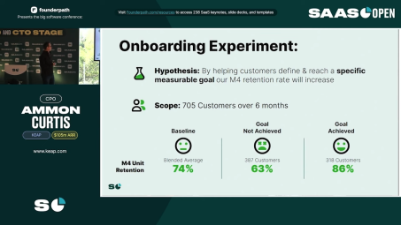 Onboarding experiment