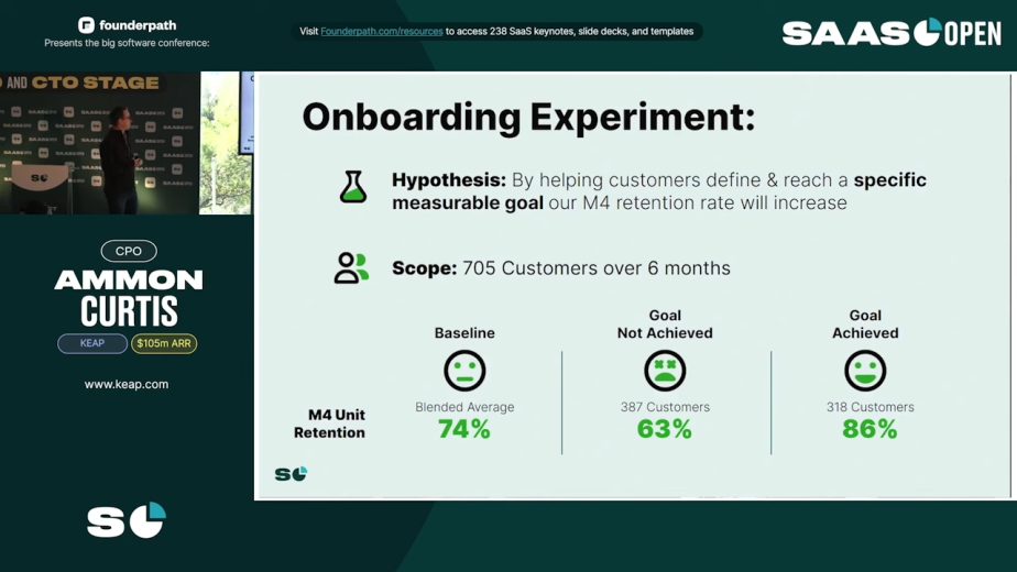 Onboarding experiment
