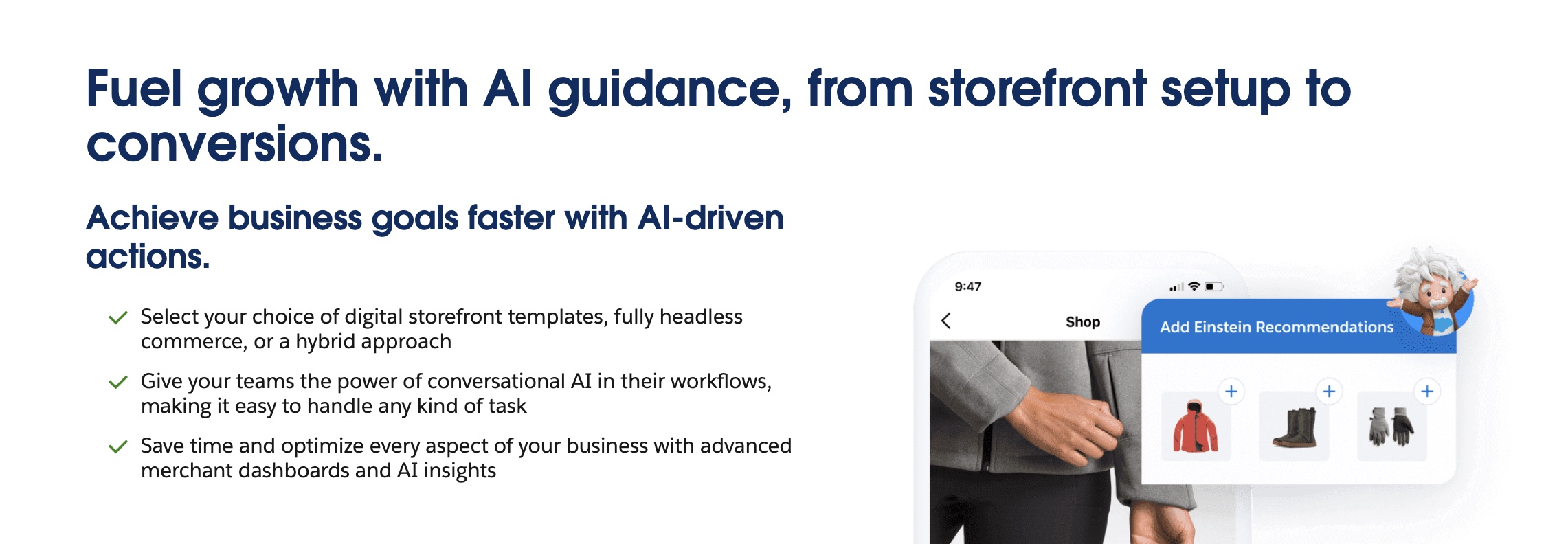 Commerce side of salesforce