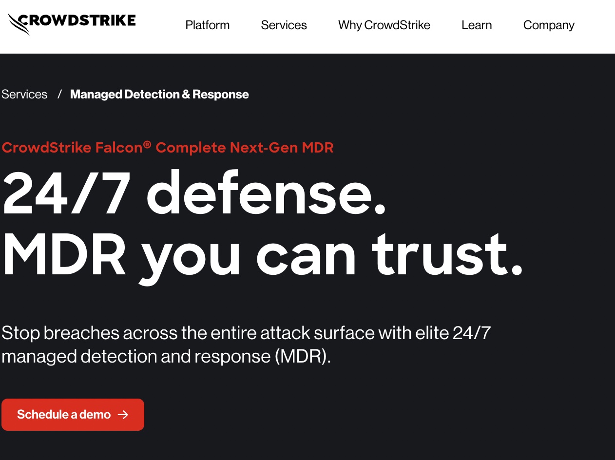 CrowdStrike page