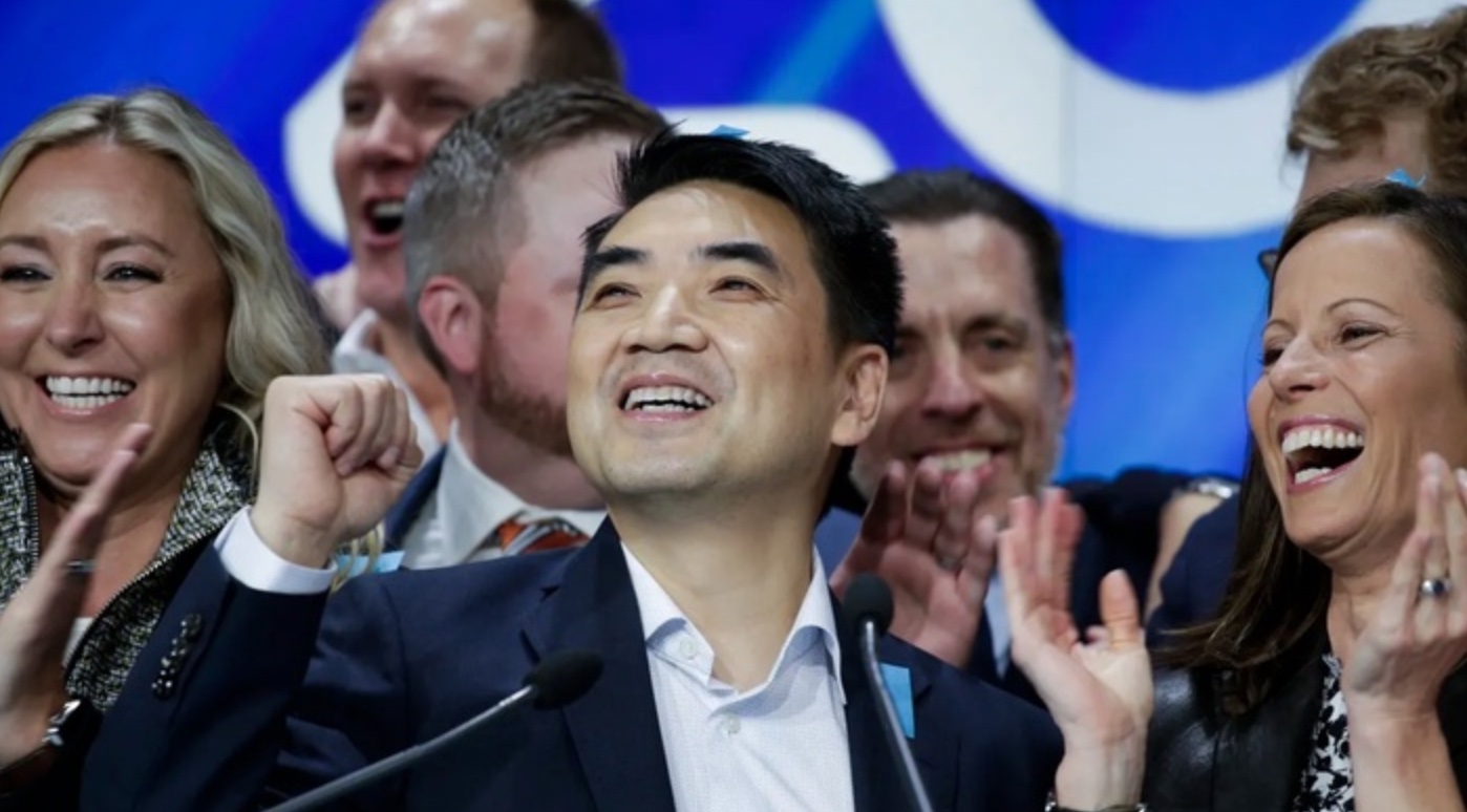 Eric Yuan at IPO event