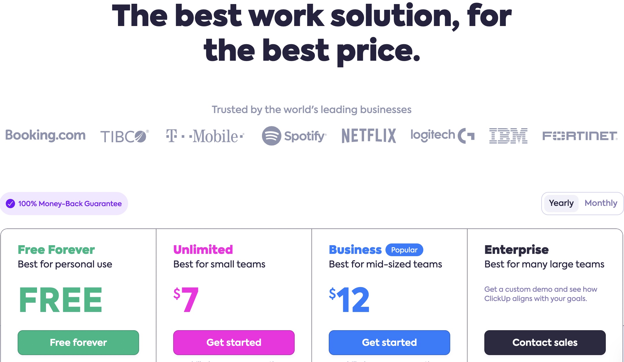 Freemium Clickup