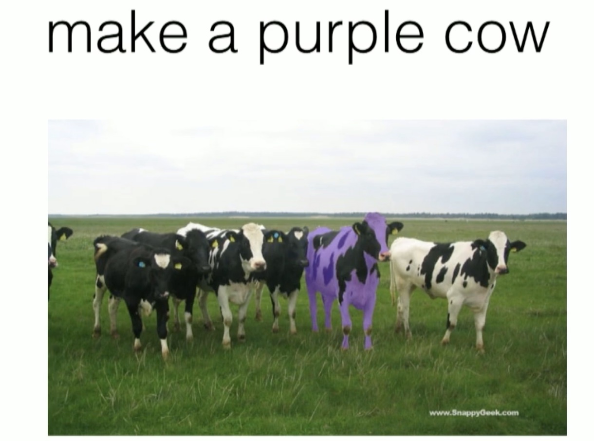 Purple cow