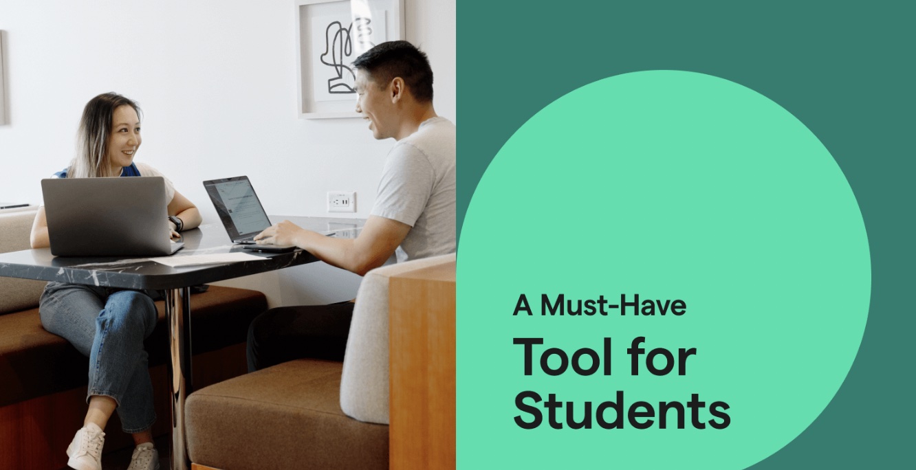 Students using Grammarly