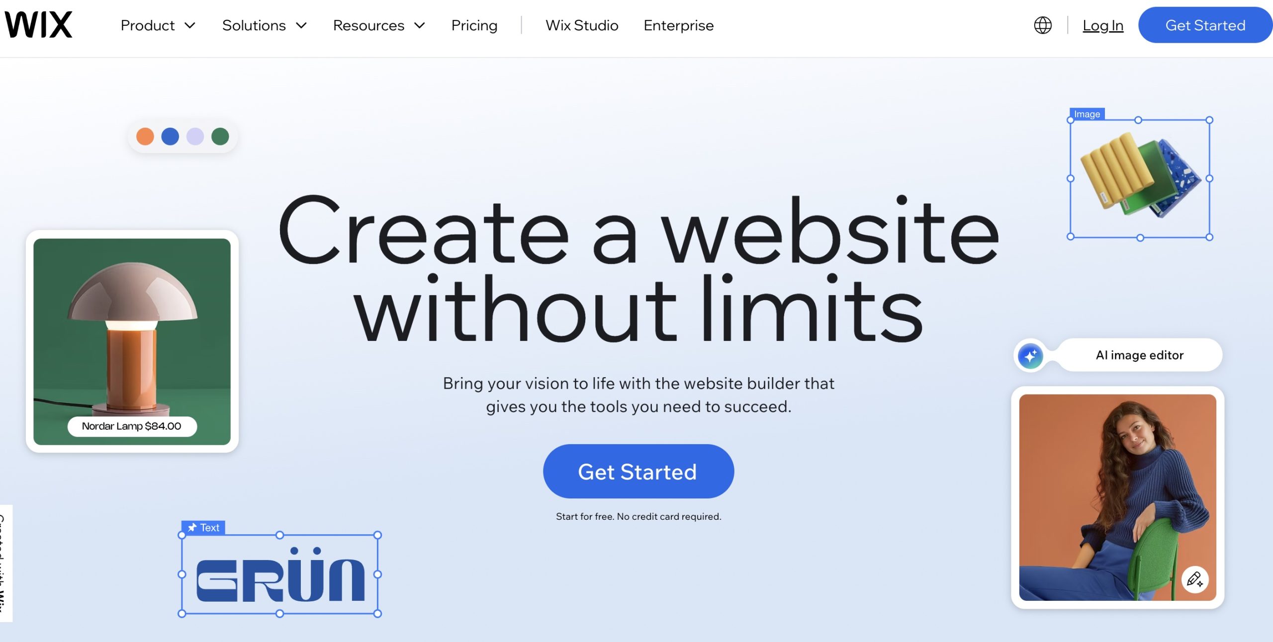 Wix website