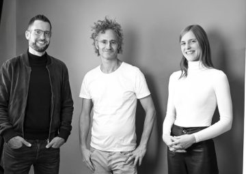 CEO Alex Karp, Jan Hiesserich and Paula Cipierre