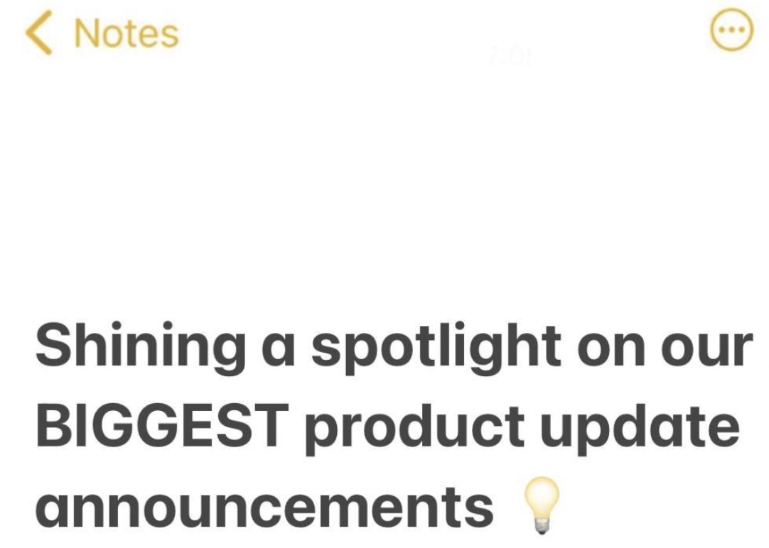 HubSpot Post regarding new products