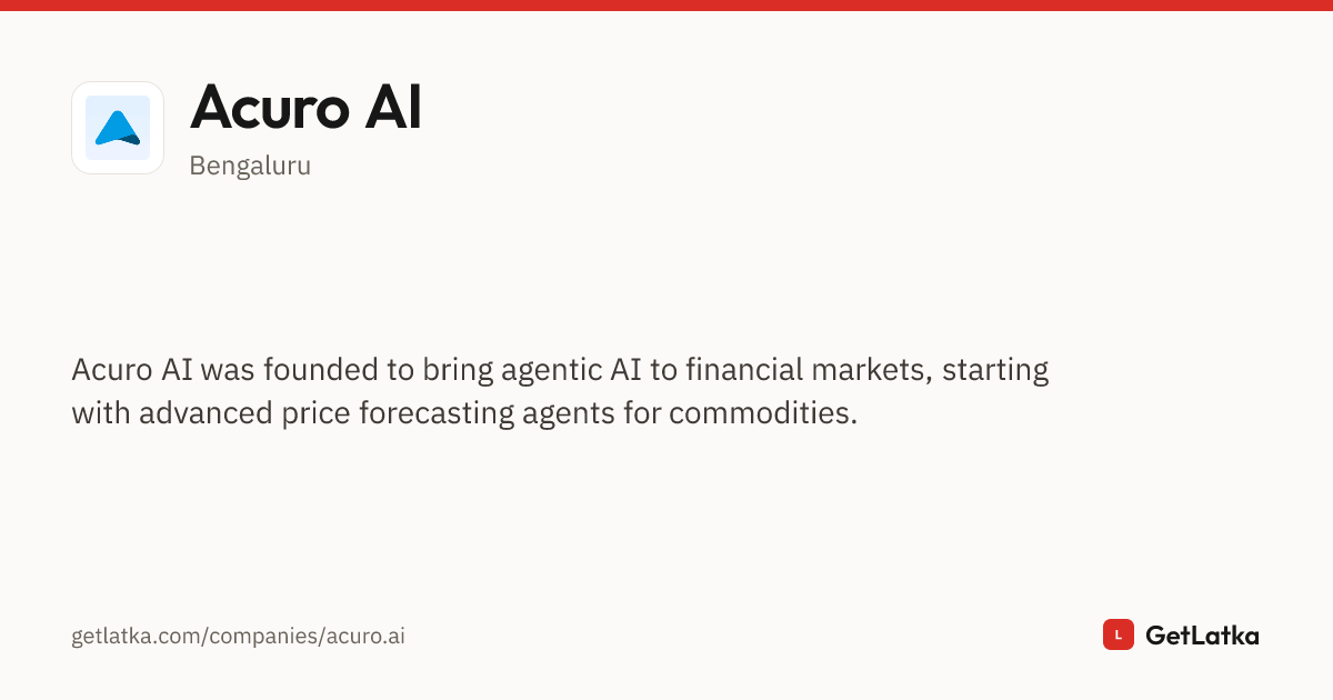 Acuro AI Revenue, Valuation & Funding (2026)