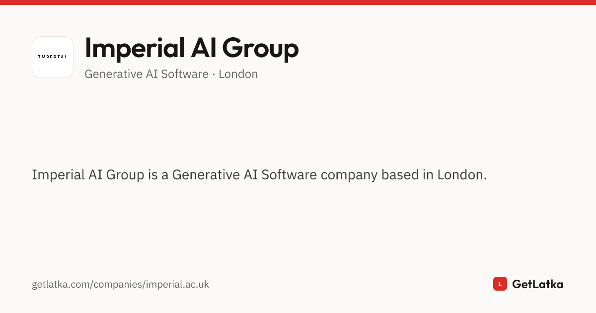 Imperial AI Group Revenue, Valuation & Funding (2026)