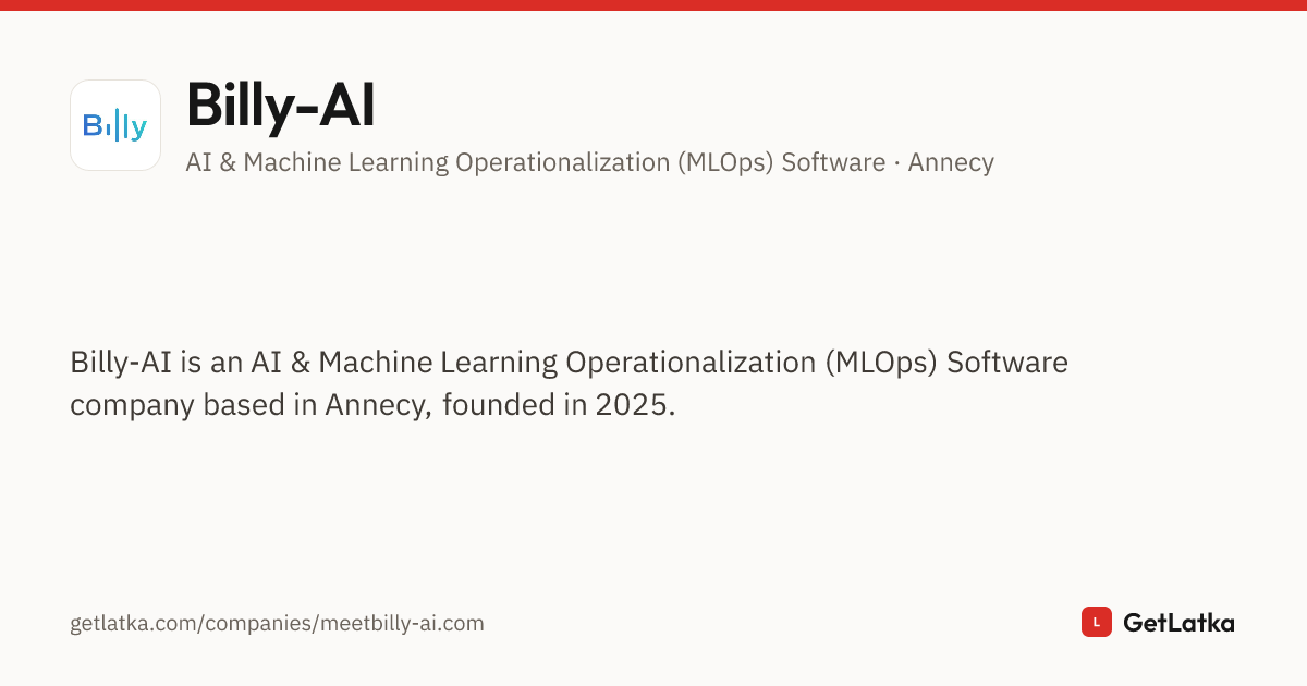 Billy-AI Company Profile (2026)