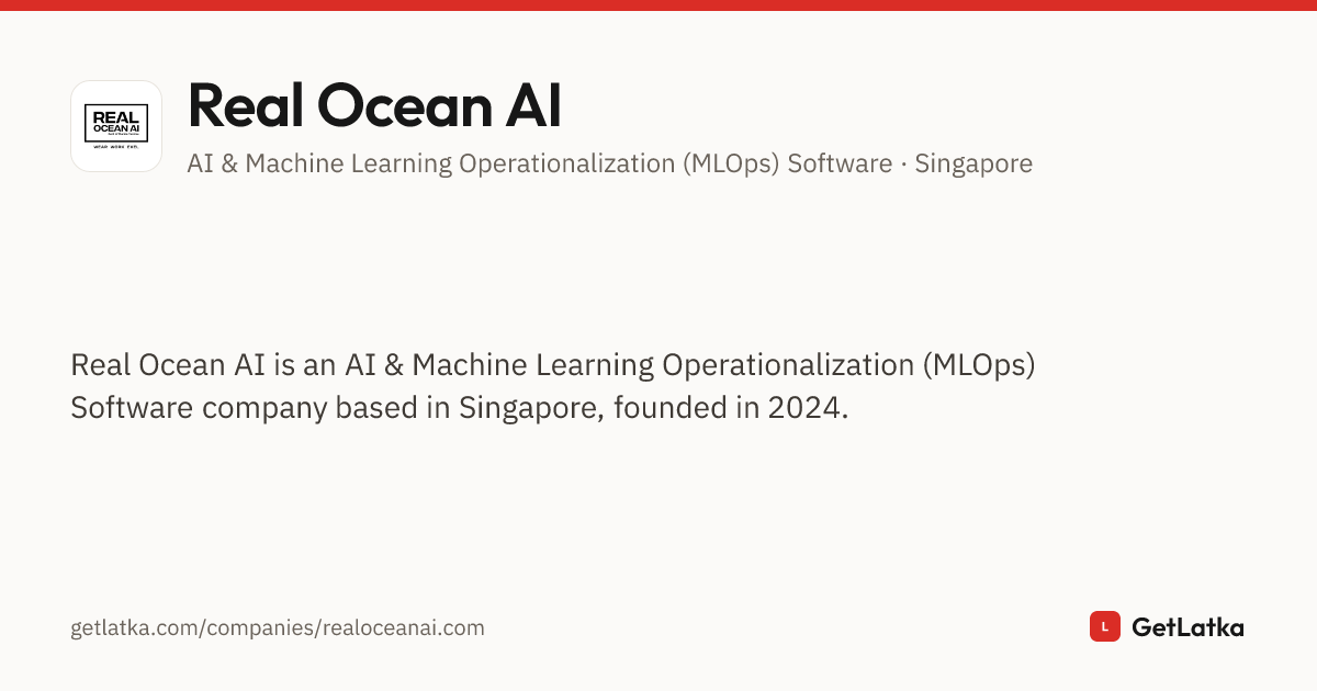 Real Ocean AI Company Profile (2026)