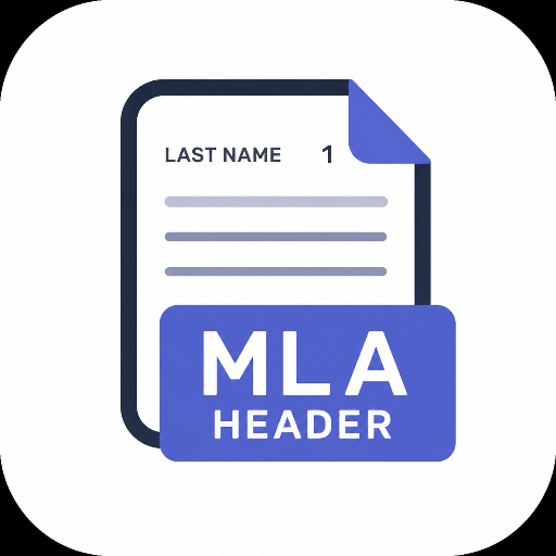MLA header generator logo
