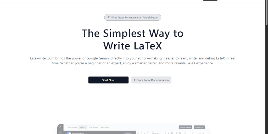 LaTeXWriter logo