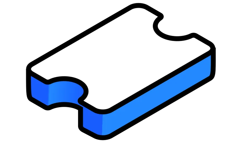 Tickable logo