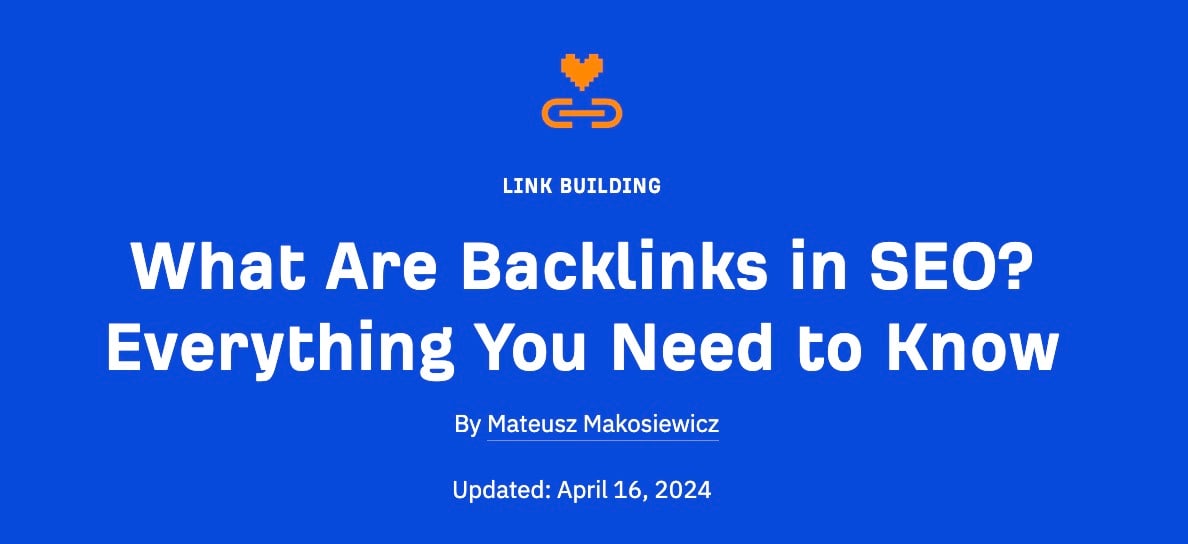 Educational Blog post by Ahrefs