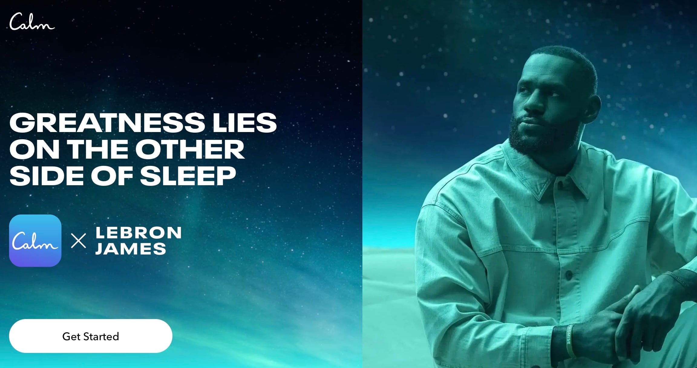 Calm partnership with Lebron James