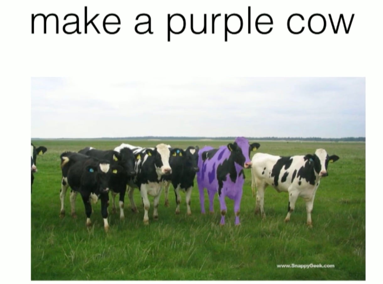 Purple cow