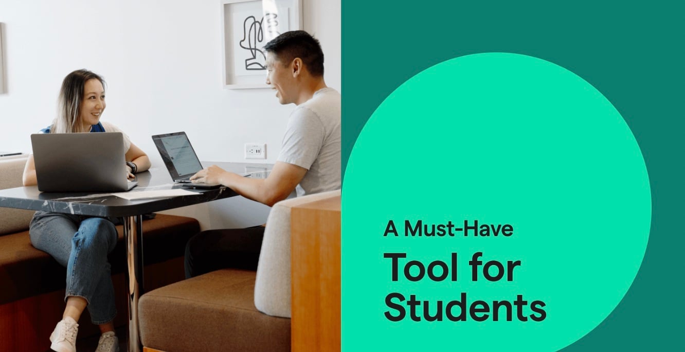 Students using Grammarly