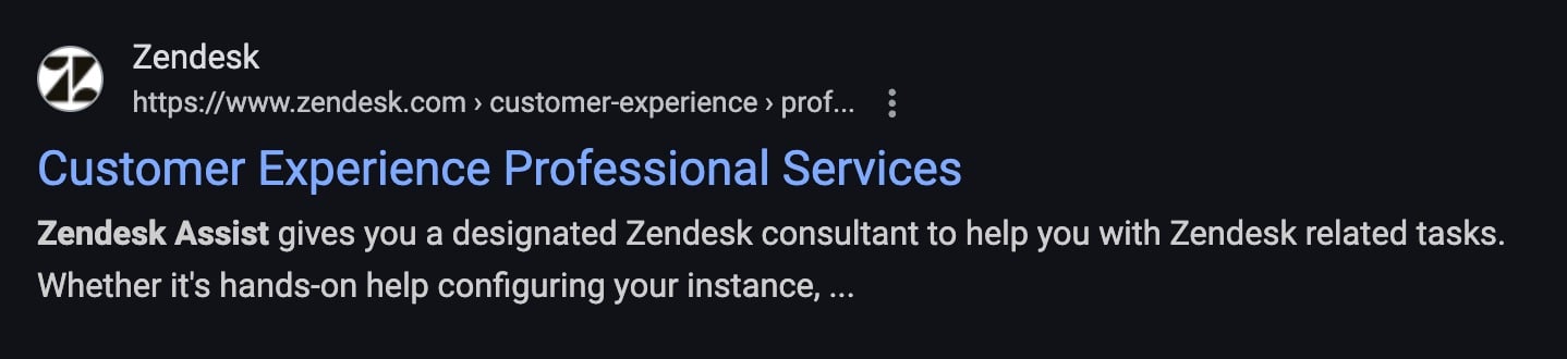 zendesk Professional Services & Consulting