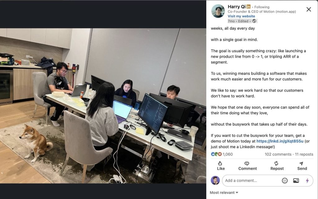 How Motion CEO Harry Qi Left <img loading=